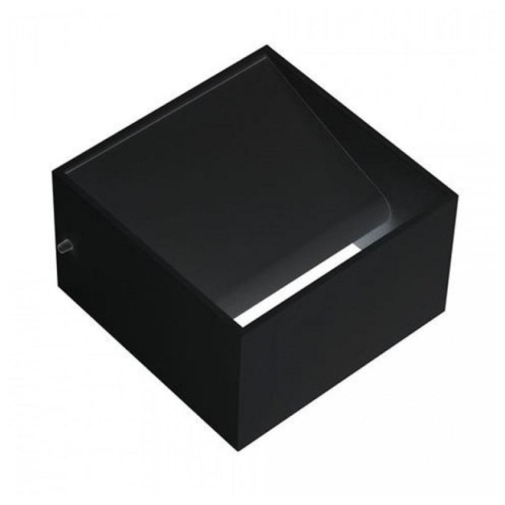 Truva - Црна ѕидна светилка 8W 4200K