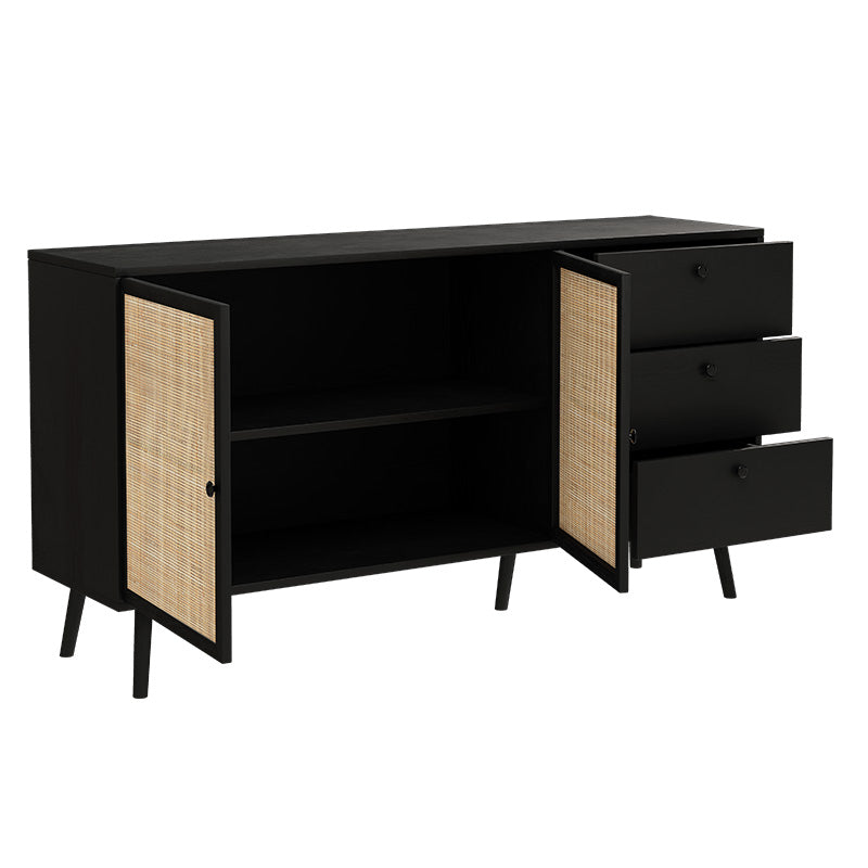 Бифе Oslo  blacknatural 150x39x79cm
