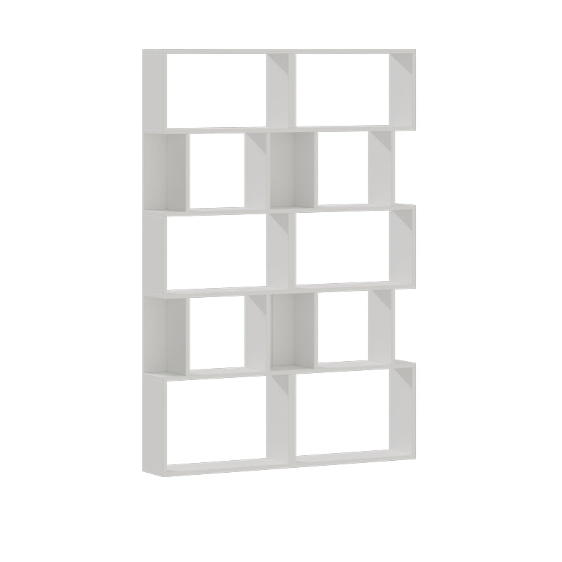 Library Booky  12 полици простор бел меламин 120x20x175cm