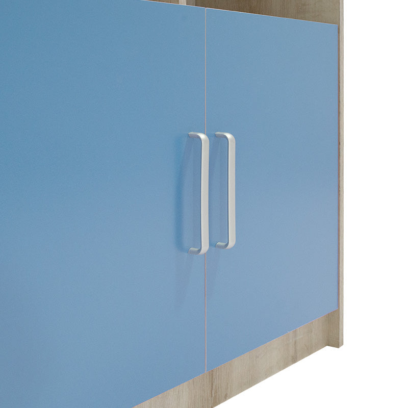 Детска полица за книги Looney  castillo-blue 80,5x36,5x183,5