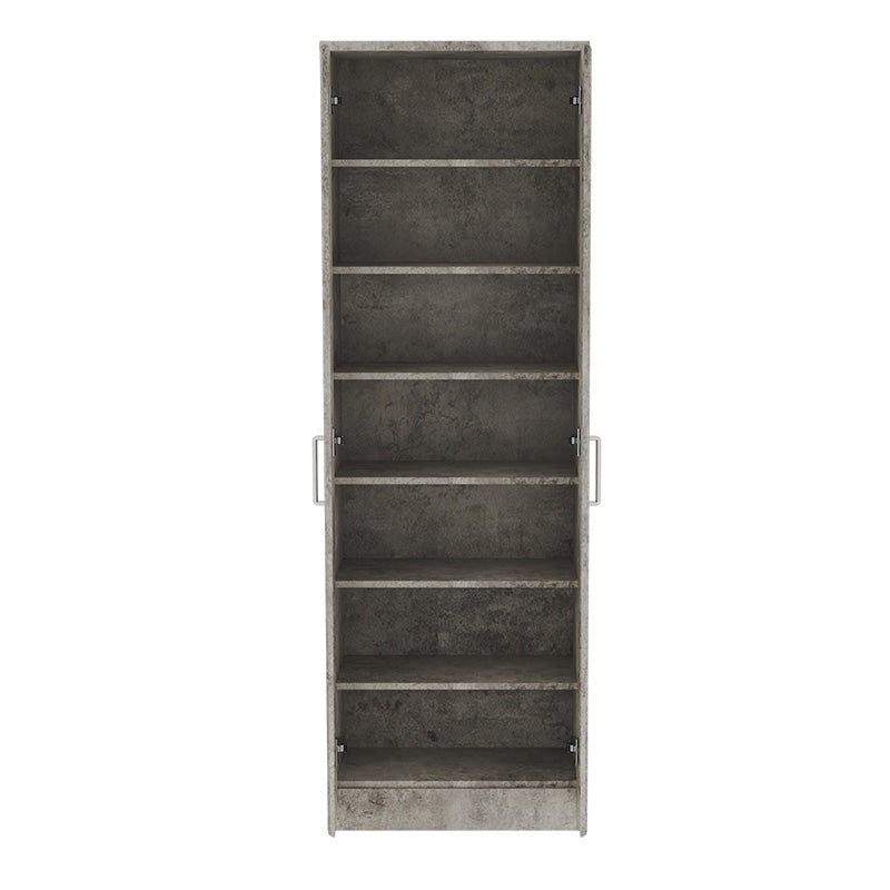 Шкаф за чевли Sante  21 пара темен антички антрацит 60x37x183cm