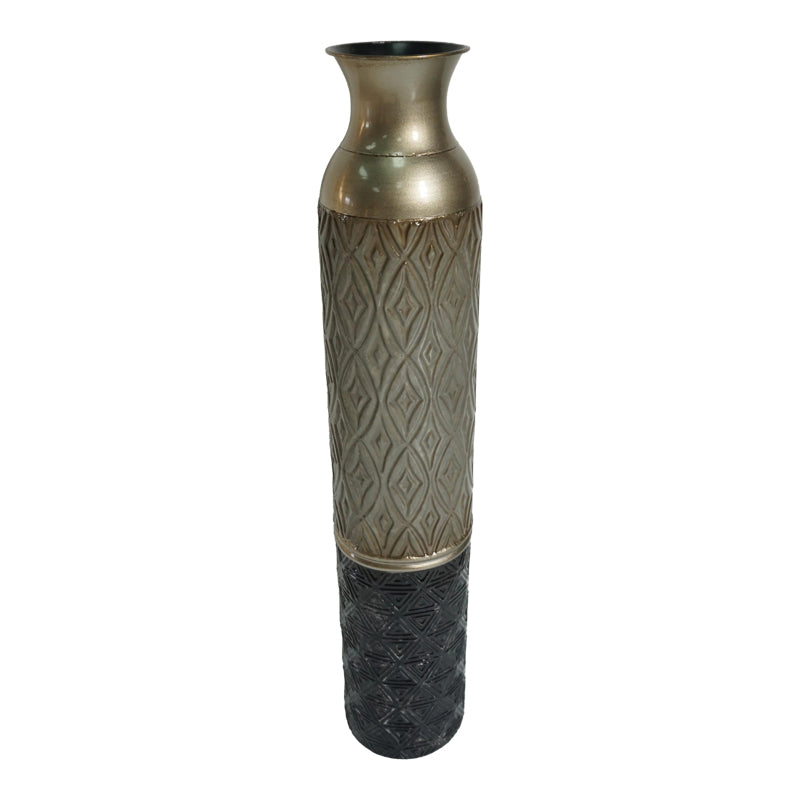 Декоративна вазна Raptonal  метална шарена D14x75,6cm