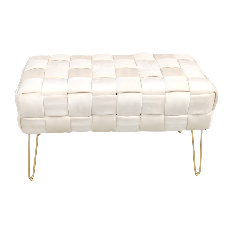 Ottoman Wenzo  беж кадифе 82x43x46cm