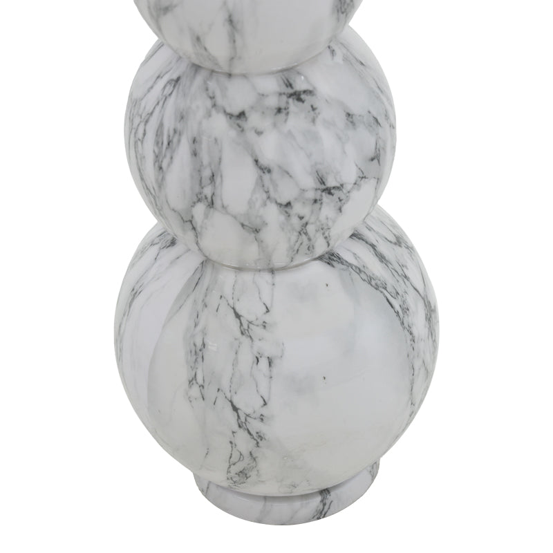 Вазна Lopel  црно-златна метална D26x87cm