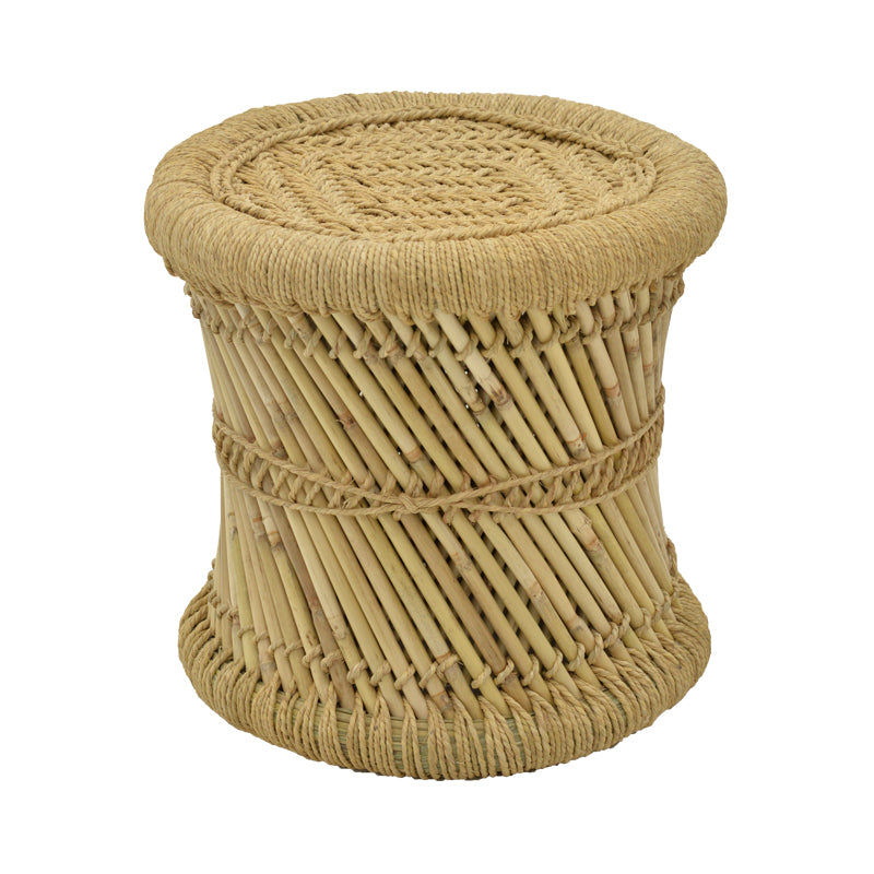 Stool Hole  2 парчиња сет природен бамбус