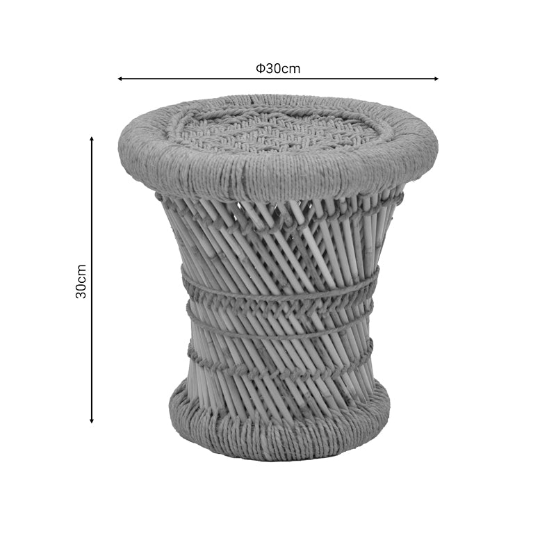 Stool Hole  2 парчиња сет природен бамбус