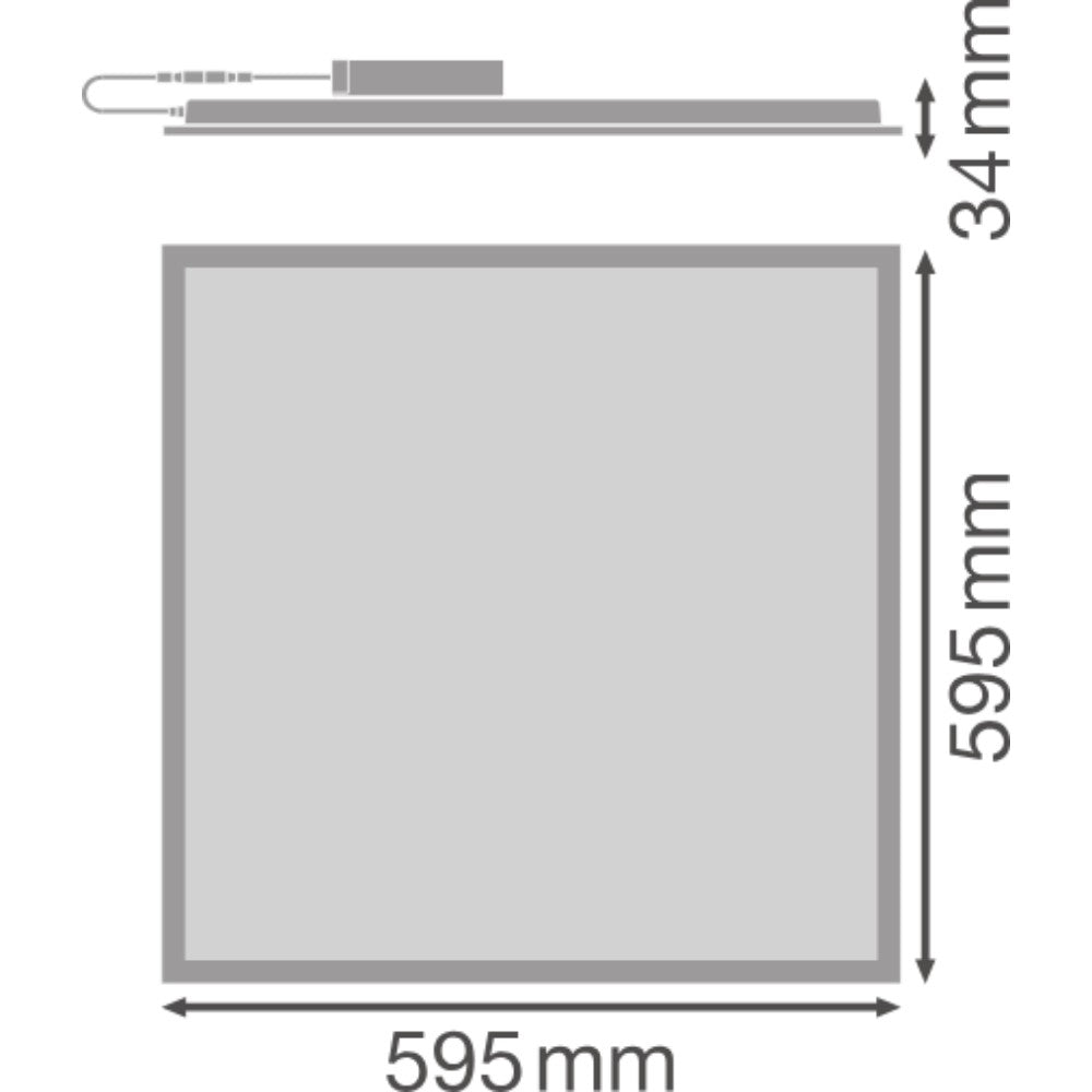 LED Панел Вграденн 600x600 33w 6500k
