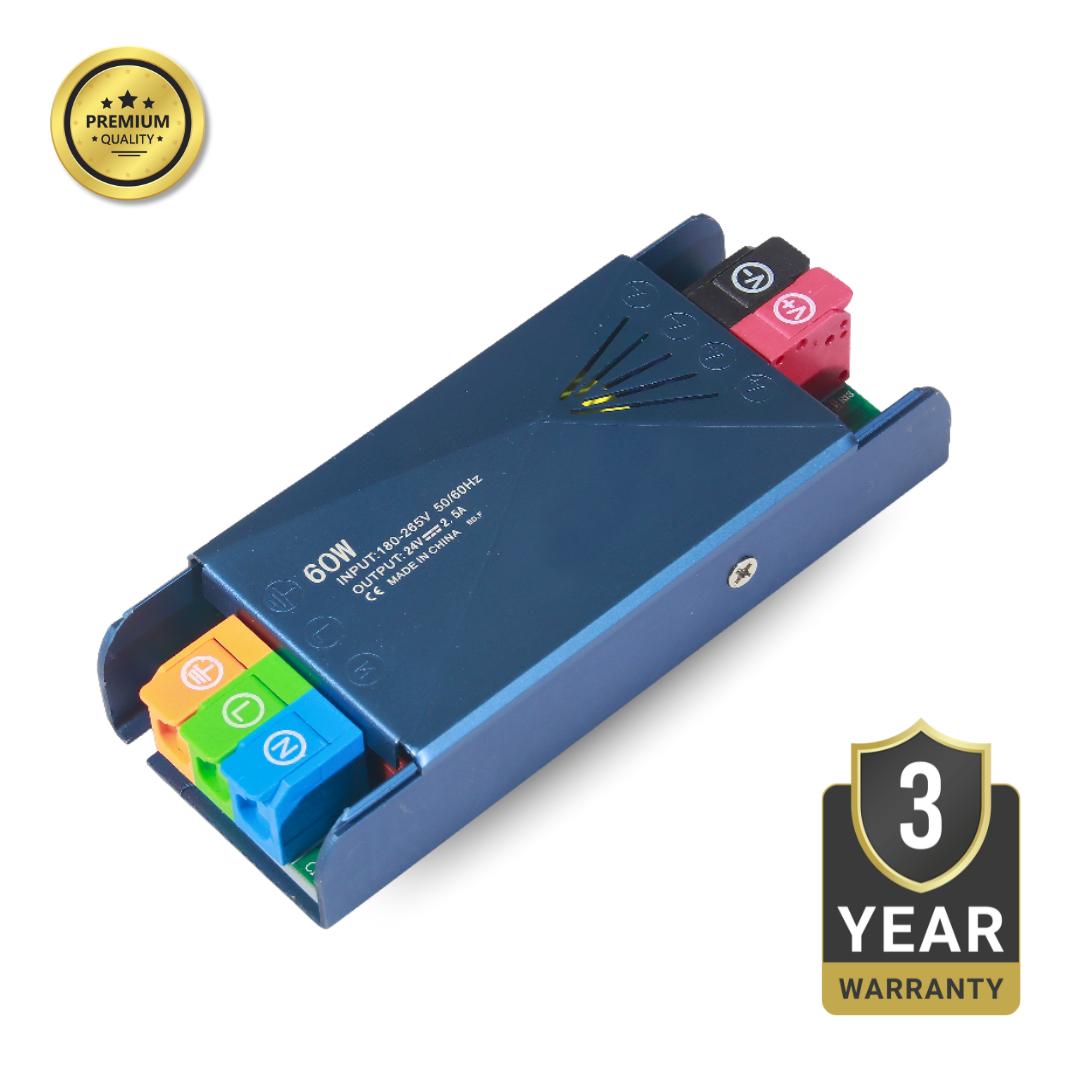 Duo High Power - Трафо за ЛЕД лента 60w - 24v