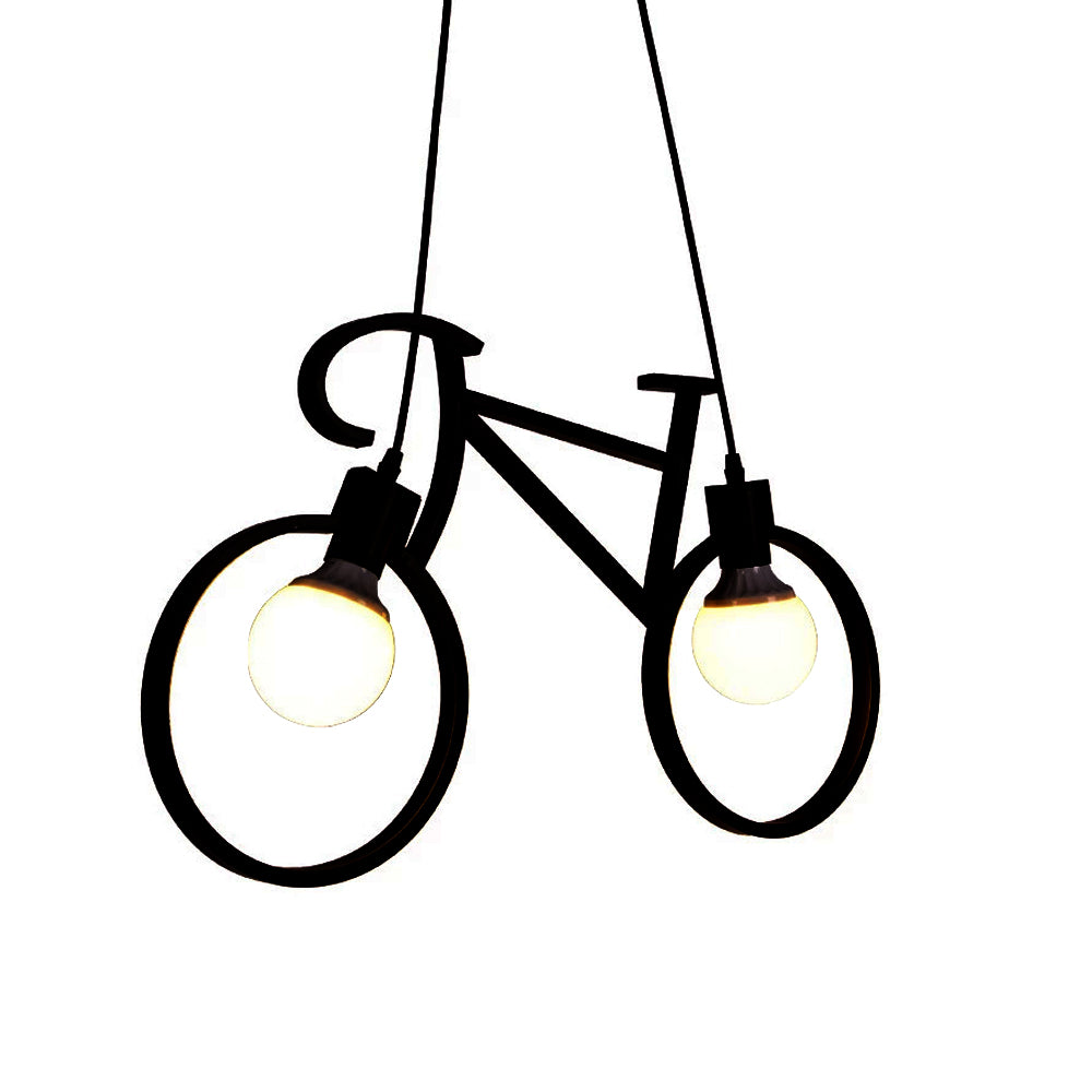 Bike - Лустер црн 2xE27