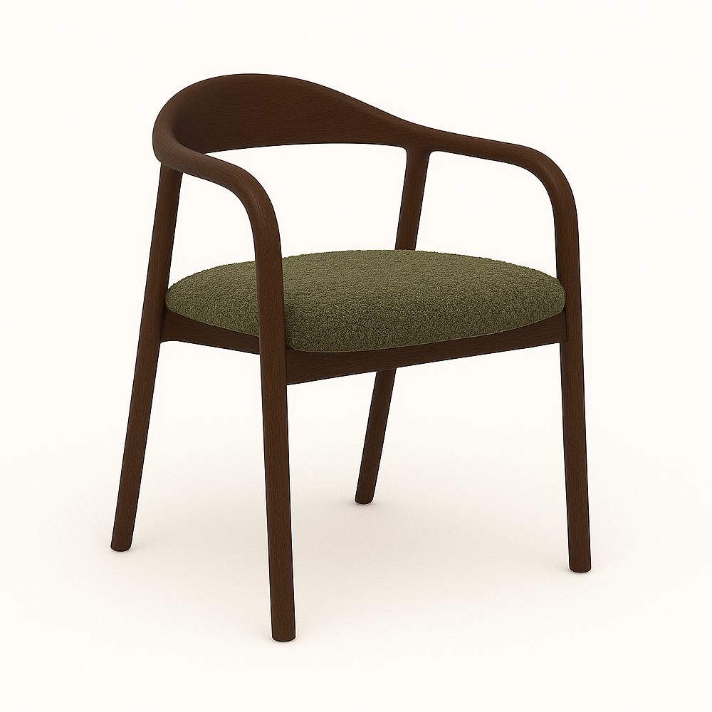 Indigo - Трпезариска Столица Dark Walnut