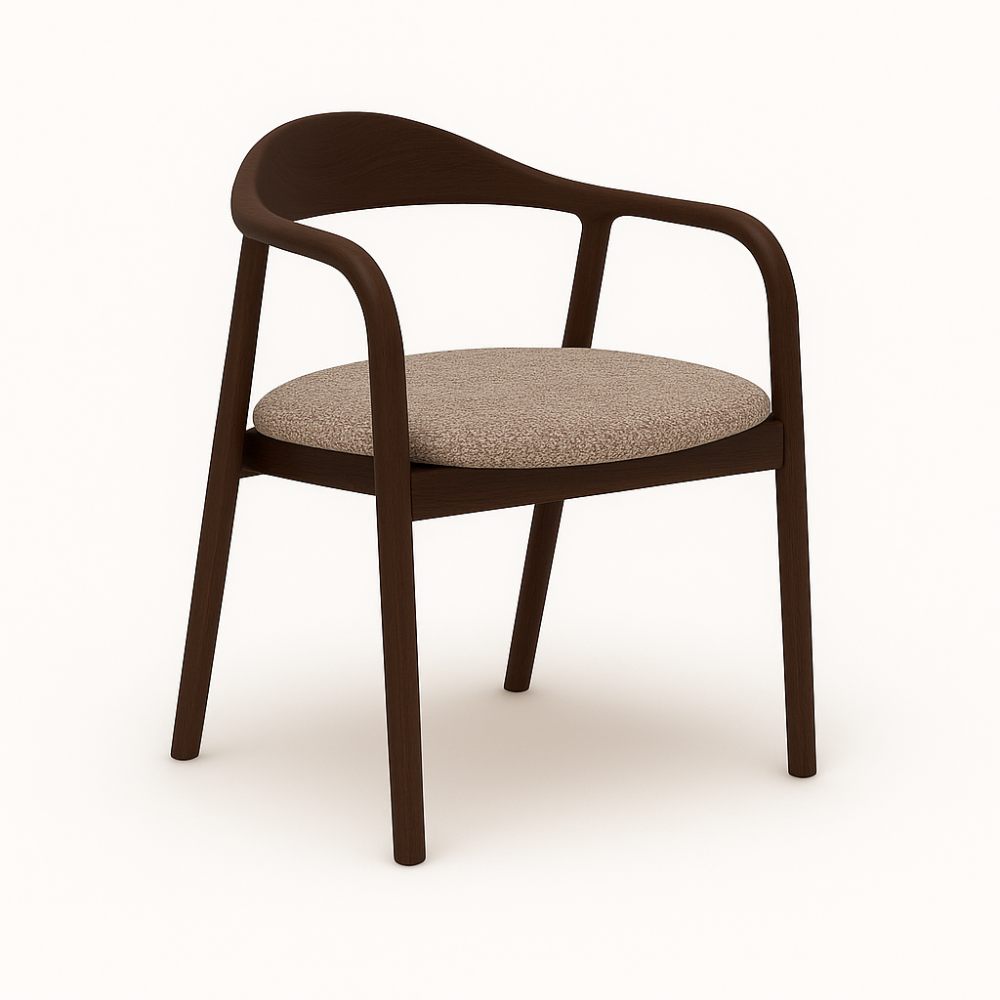Indigo - Трпезариска Столица Dark Walnut