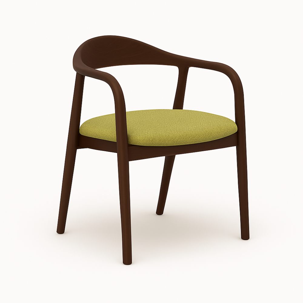 Indigo - Трпезариска Столица Dark Walnut
