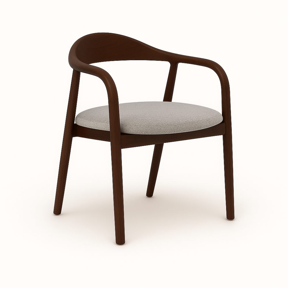 Indigo - Трпезариска Столица Dark Walnut