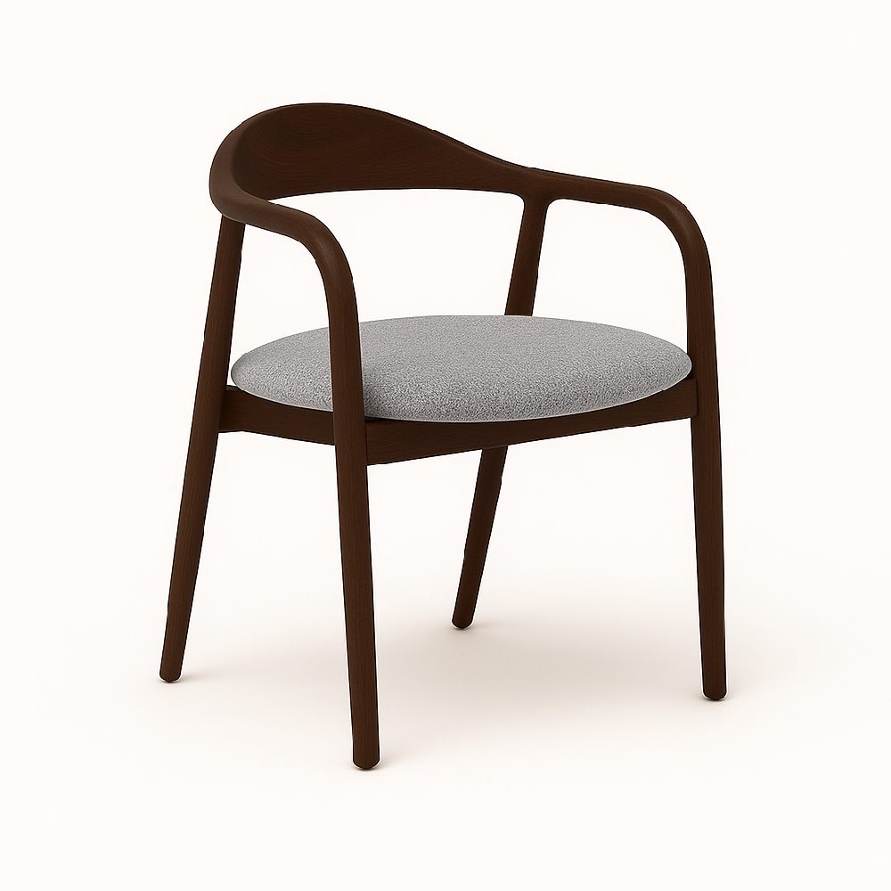 Indigo - Трпезариска Столица Dark Walnut