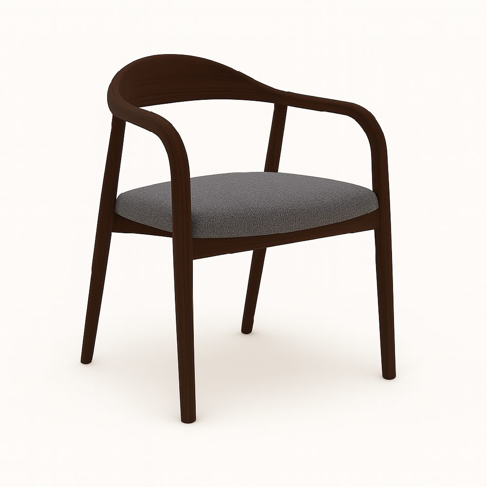 Indigo - Трпезариска Столица Dark Walnut