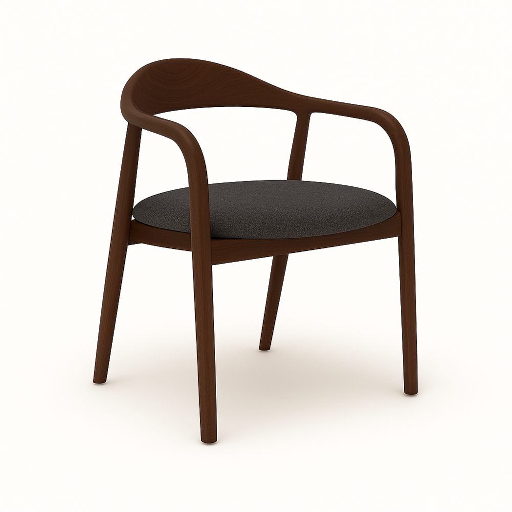 Indigo - Трпезариска Столица Dark Walnut