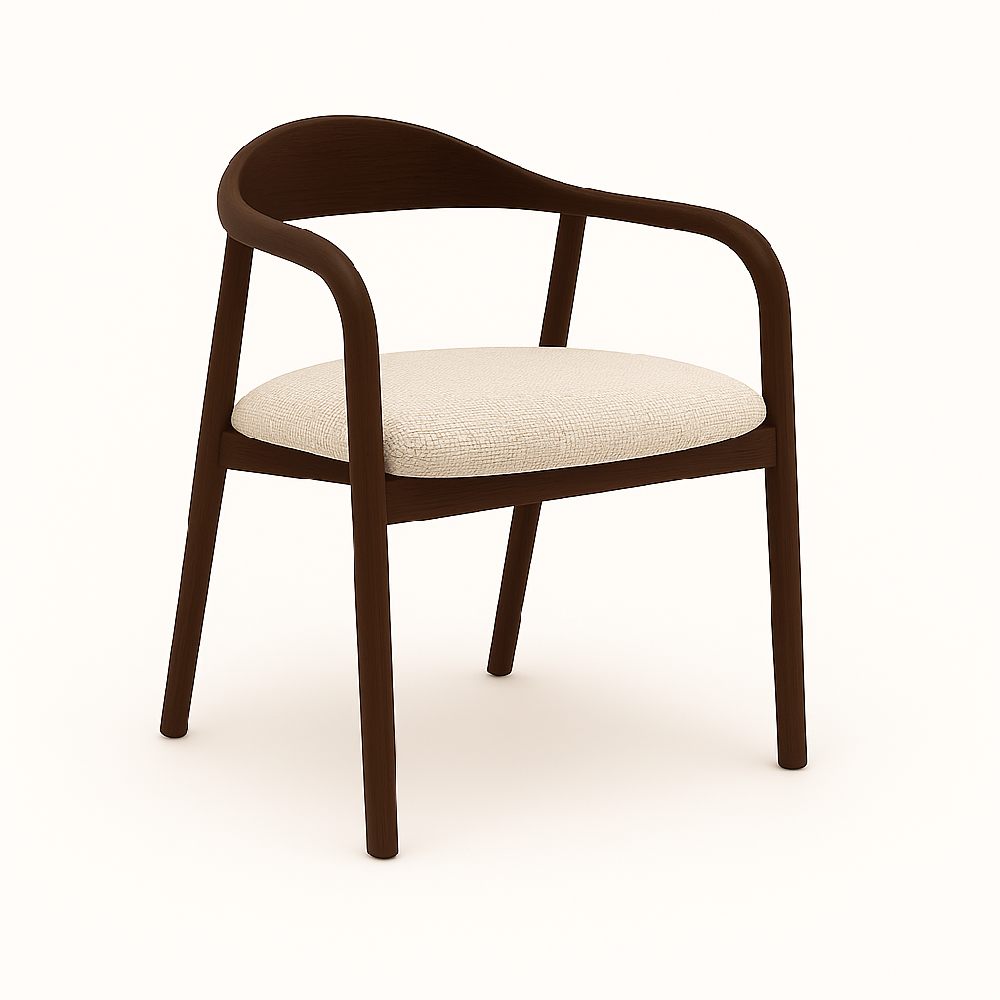 Indigo - Трпезариска Столица Dark Walnut