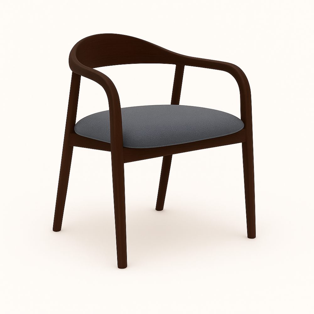 Indigo - Трпезариска Столица Dark Walnut