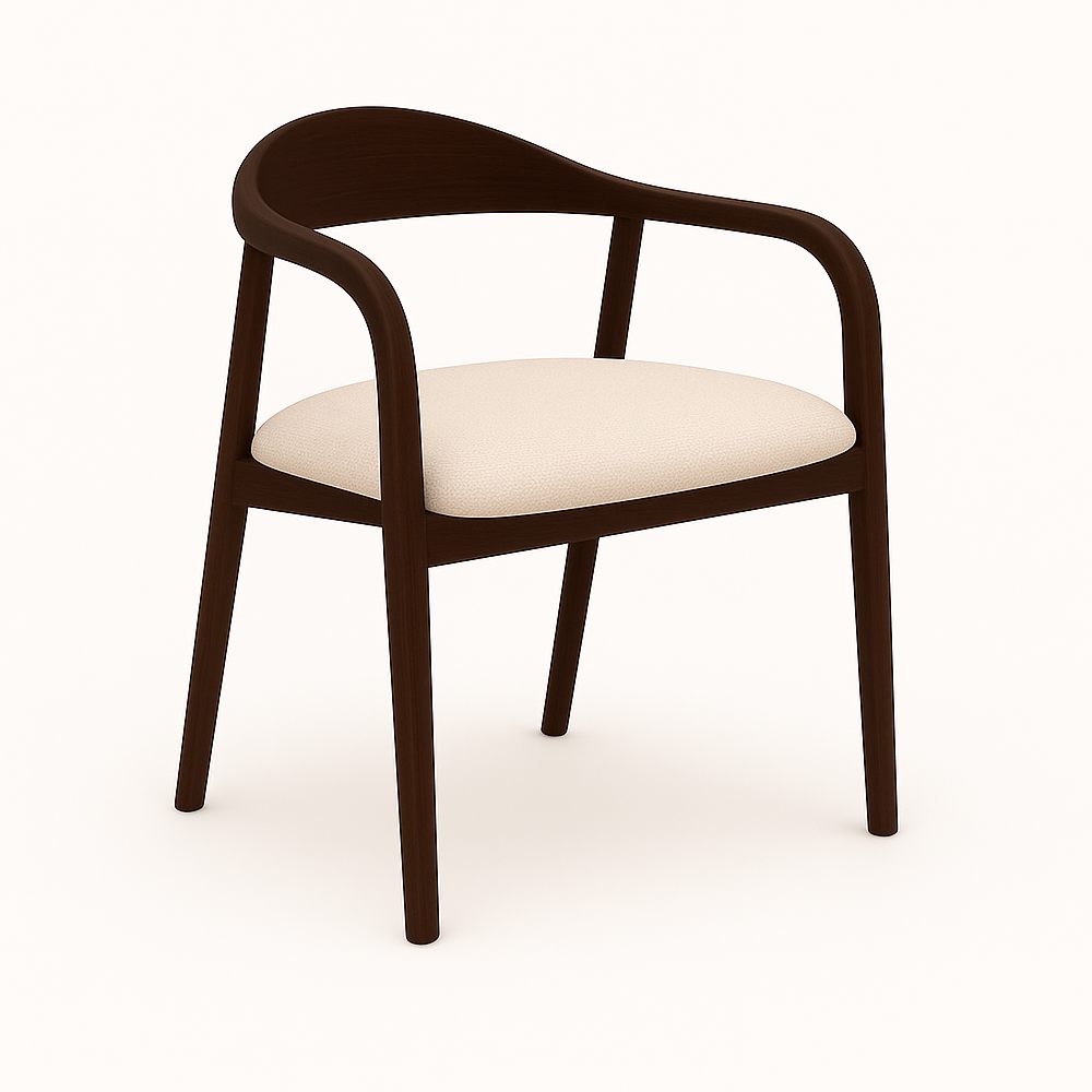 Indigo - Трпезариска Столица Dark Walnut