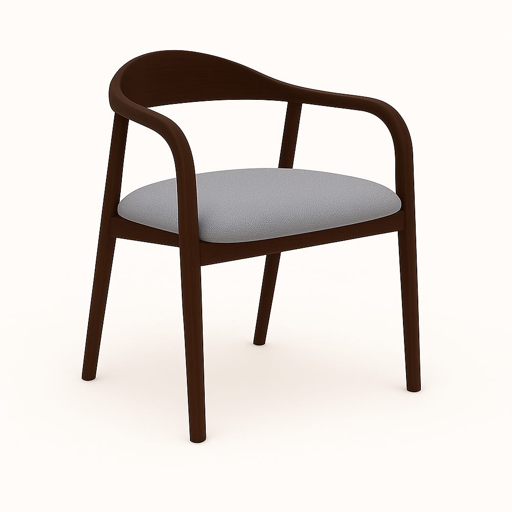 Indigo - Трпезариска Столица Dark Walnut