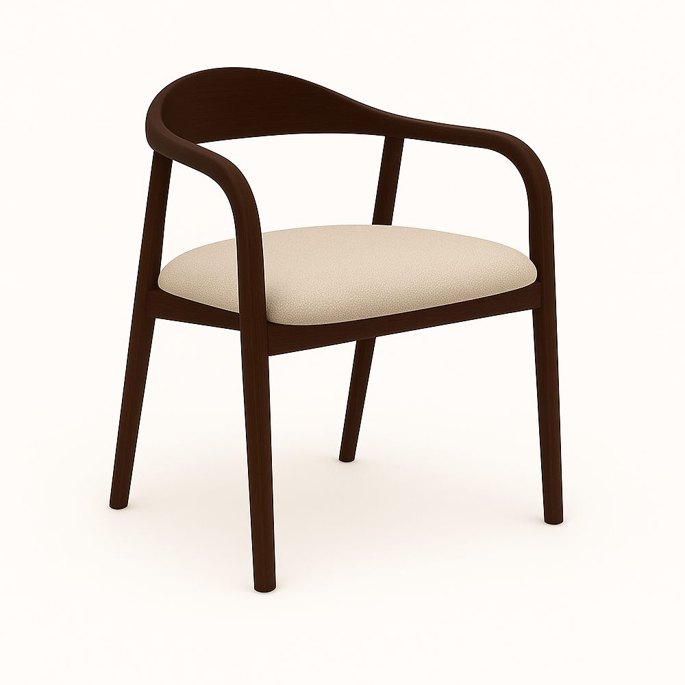 Indigo - Трпезариска Столица Dark Walnut