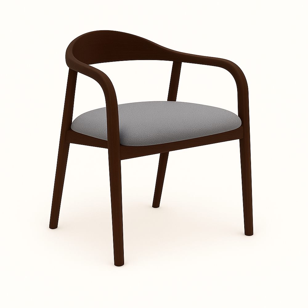Indigo - Трпезариска Столица Dark Walnut