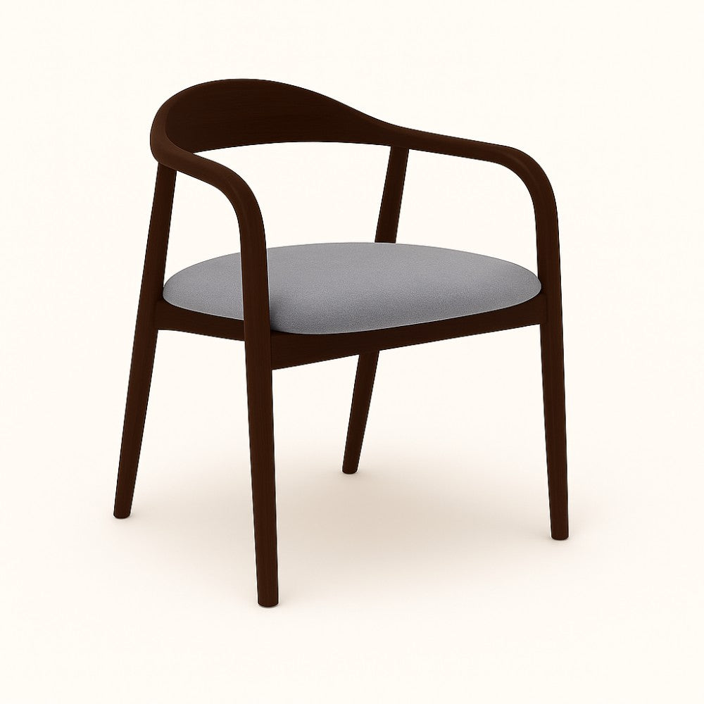 Indigo - Трпезариска Столица Dark Walnut