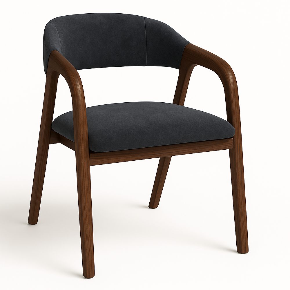 Lark - Трпезариска Столица Dark Walnut