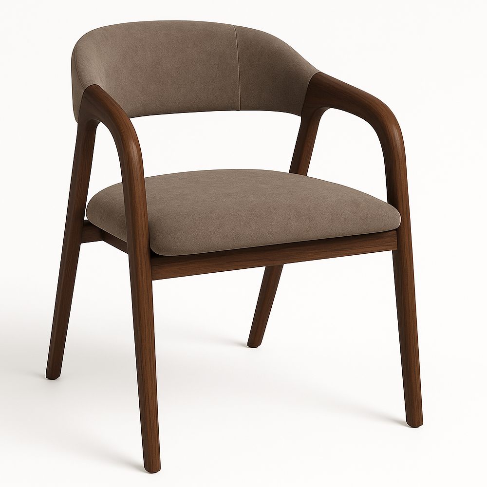 Lark - Трпезариска Столица Dark Walnut