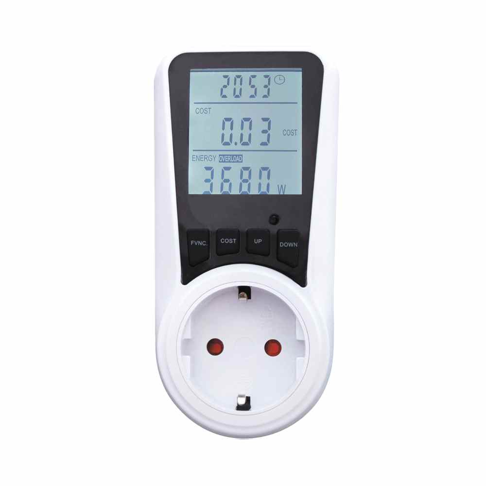 Мерач на потрошувачка на енергија, голем LCD екран | Commel