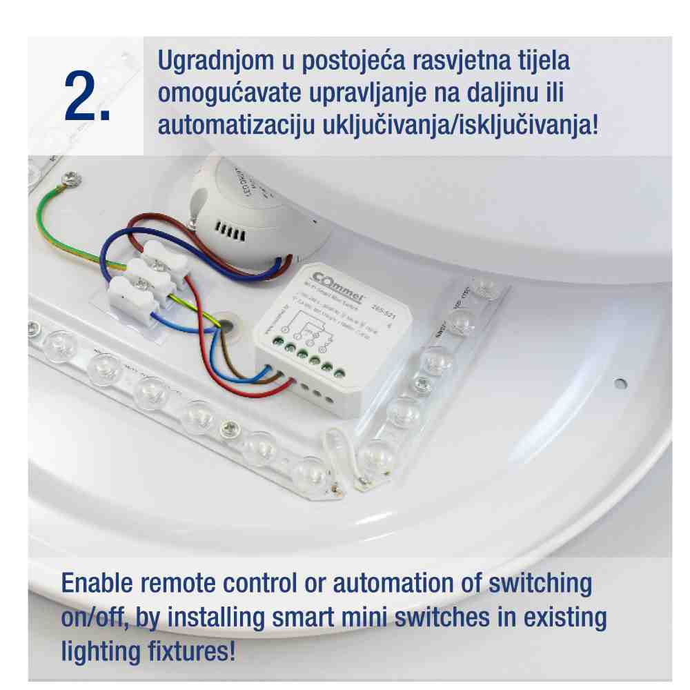WiFi smart мини прекинувач (двоен)