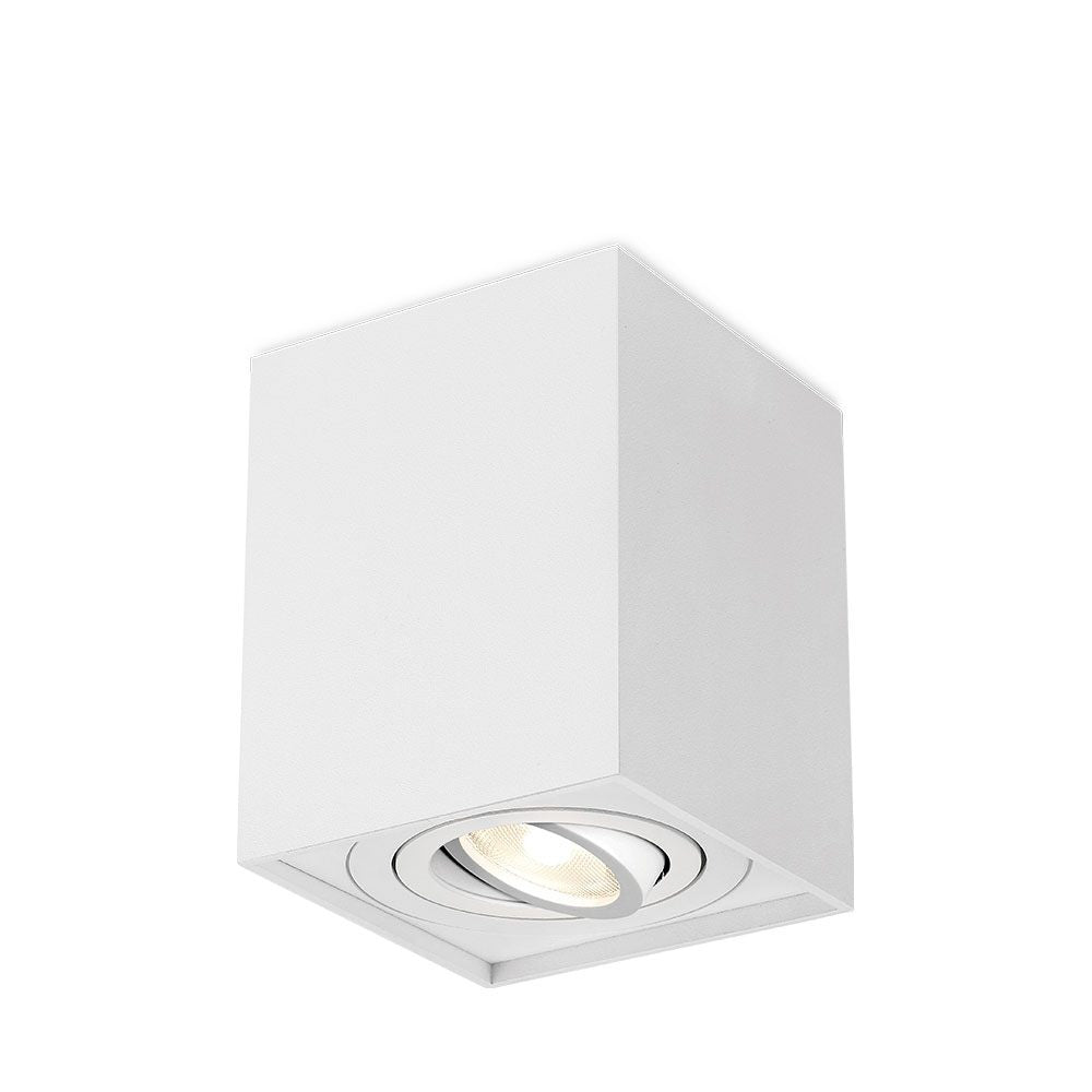 GAMA SQ - бела спот коцка 1xGU10