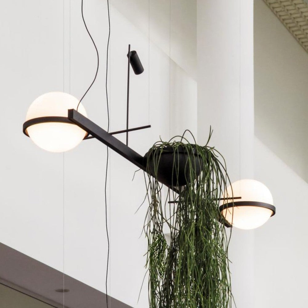 Palm - Висечки лустер LED + 1xGU10