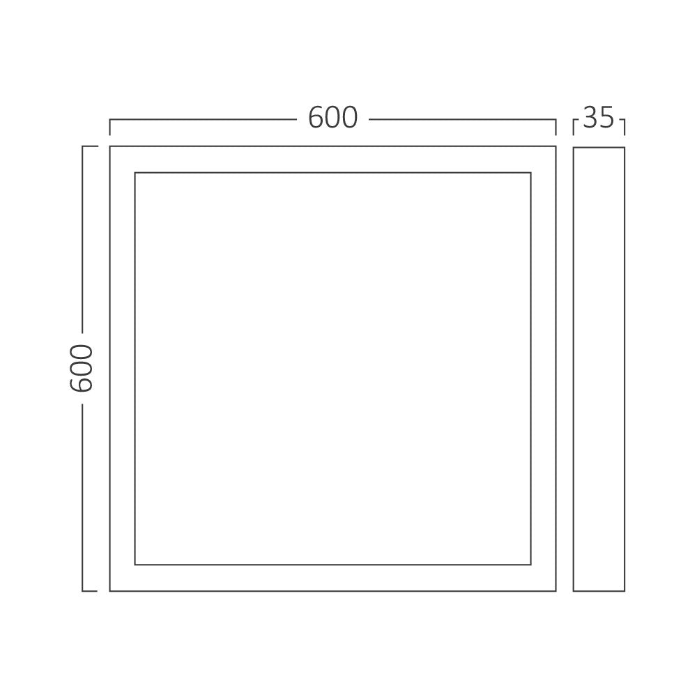 ЛЕД панел 600*600 ОГ 50W 3 color