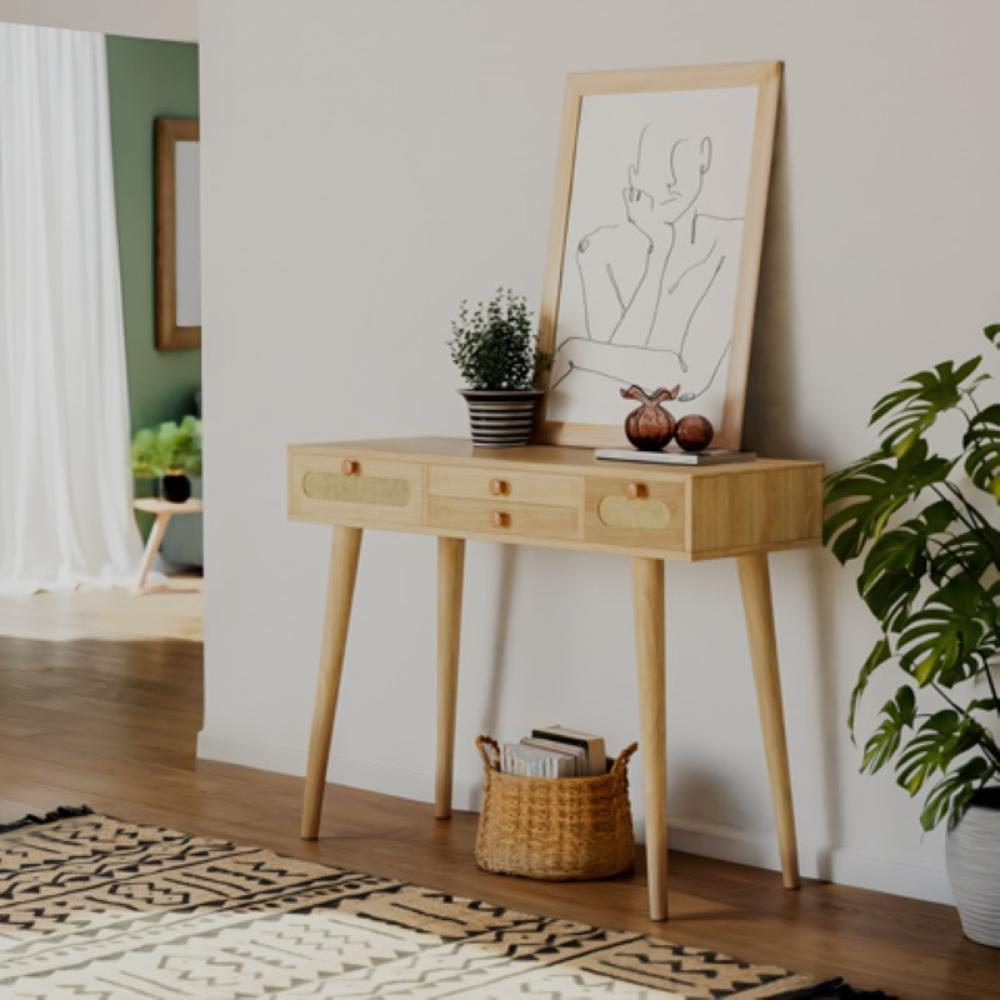 FINIAN - Дрвена Комода 100x35x75