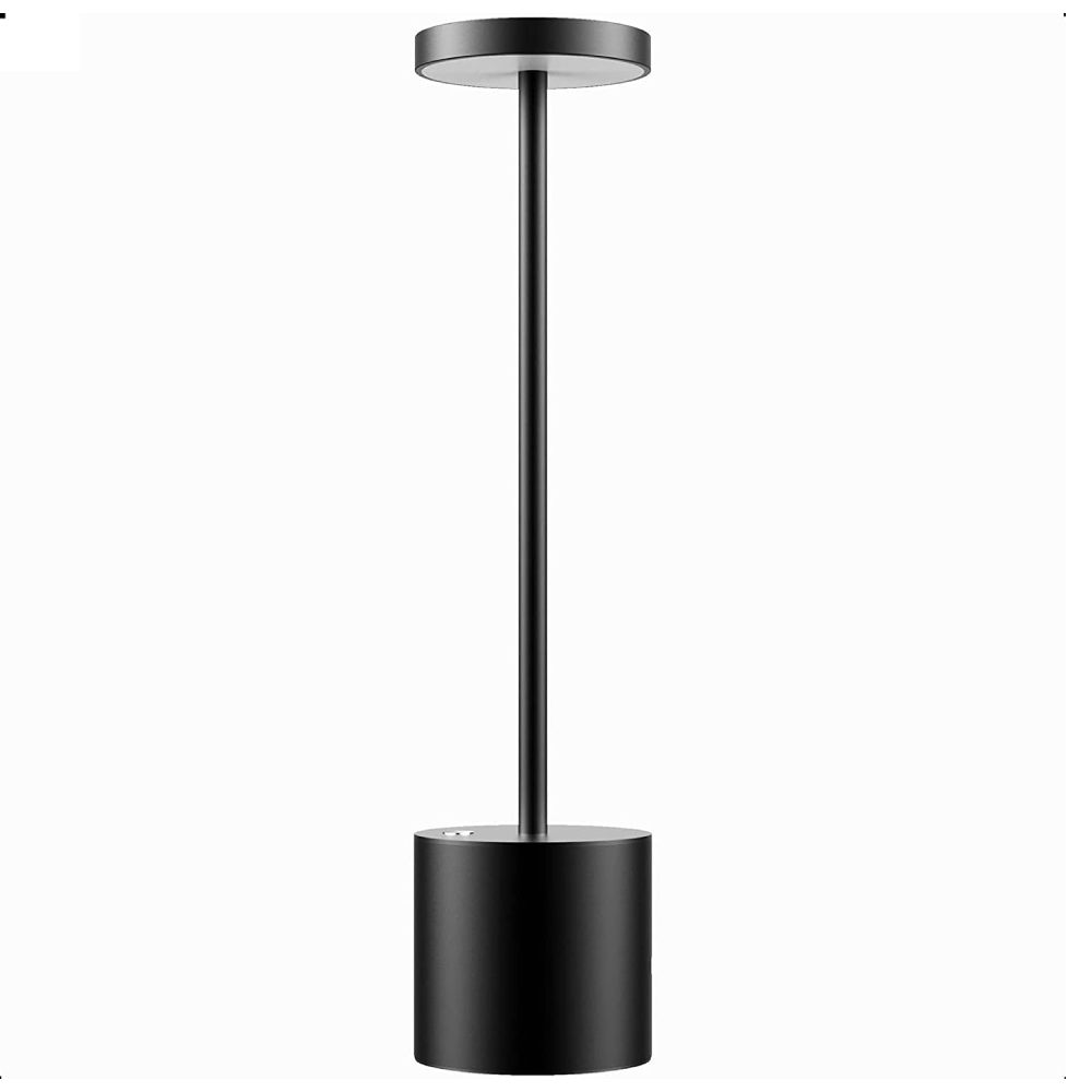 PORTO - Црна Столна Лампа 1W USB 3color