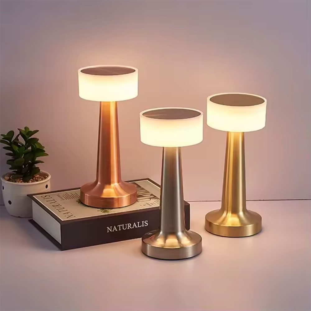 ORNOS - Сребрена Столна Лампа 1w USB 3color