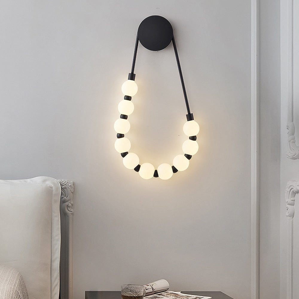 PERLA - Црна Ѕидна Светилка 16W LED
