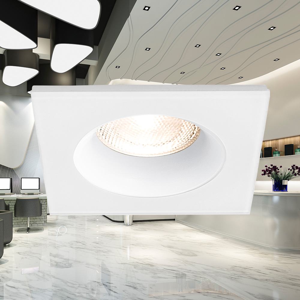 KAKTUS SQ • Бело Вградно Тело Коцка IP54
