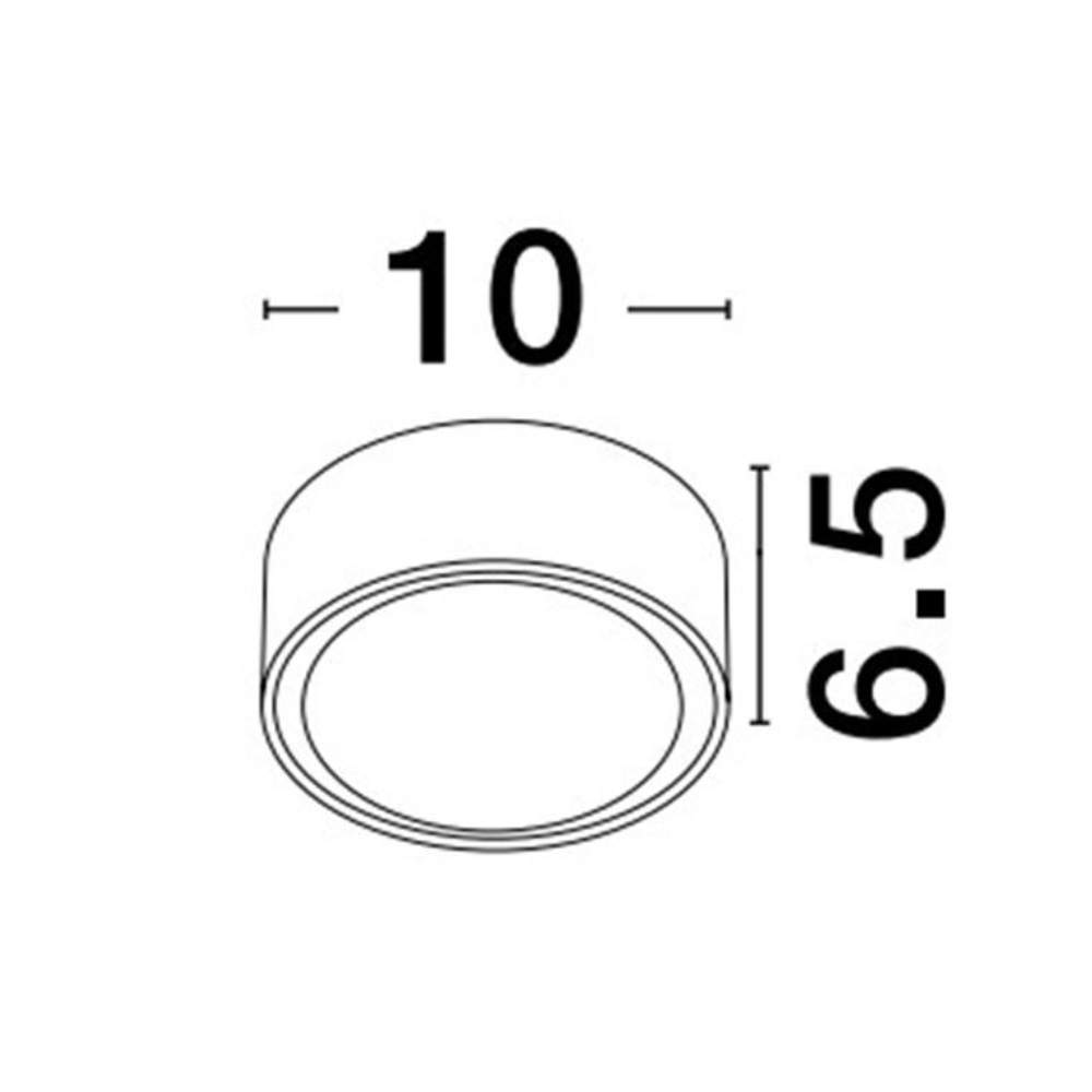 FOCUS - Плафонска светилка 7w 3000k IP54