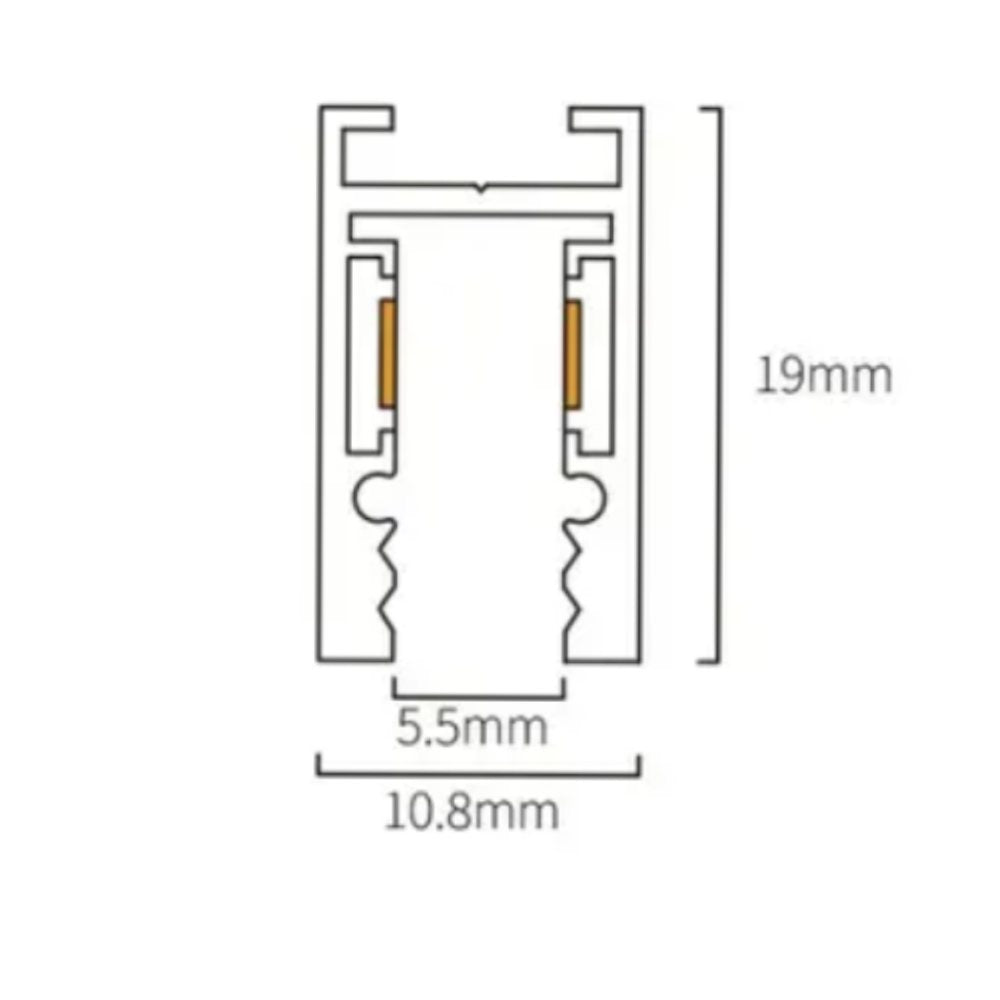 Mini Magnetic - Црн аголен конектор
