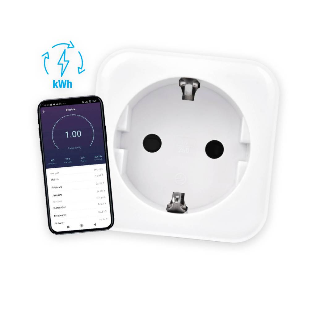 WiFi шуко со мерач на потрошувачка, Android + iOS