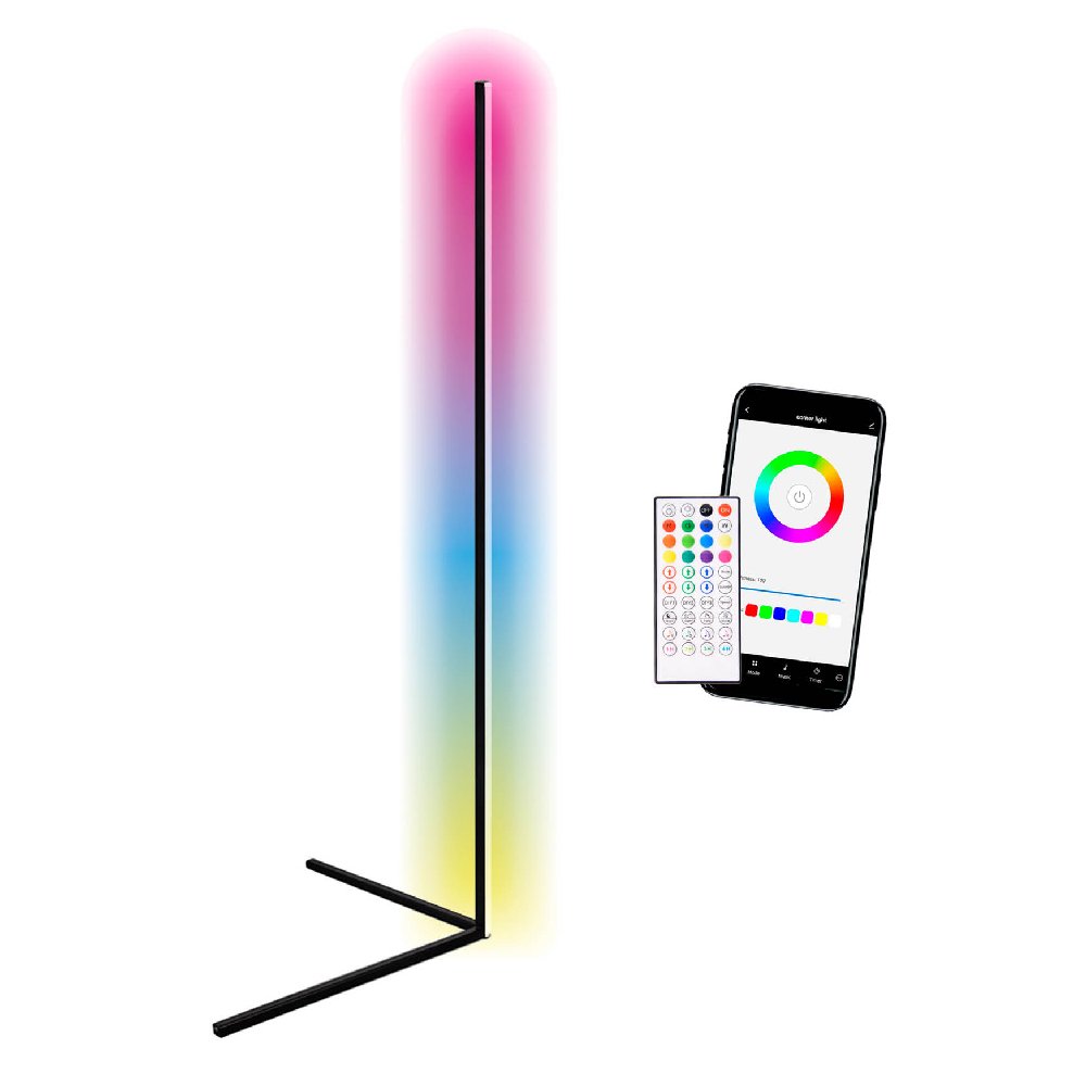 Commel - Подна ламба WiFi RGB 12w, 140cm