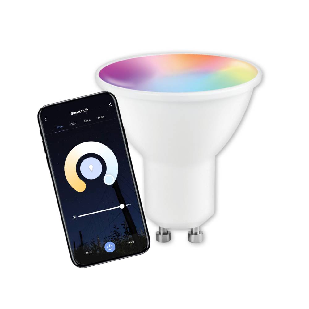 Смарт RGB лед сијалица GU10 - 5,5W