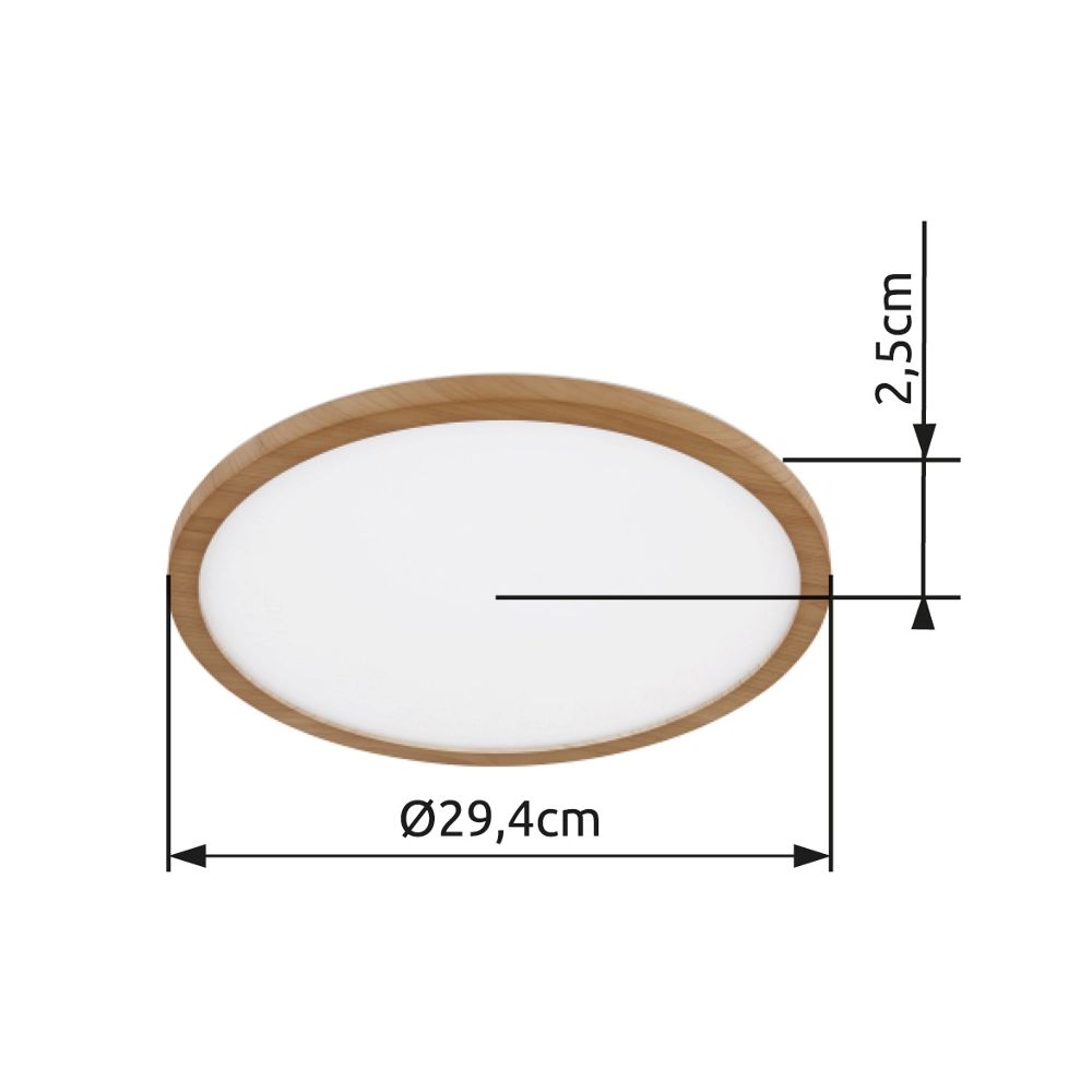 SAPANA - LED Плафонерка 18w Ф30