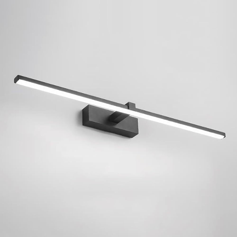 Aguro S - Црна ЛЕД ѕидна светилка 40cm 3000K 8w