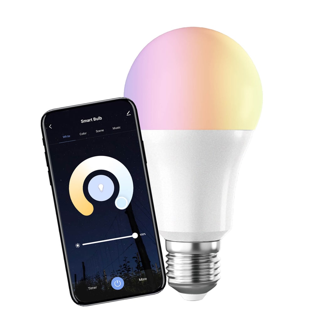 Смарт RGB лед сијалица E27 - 9w - Commel