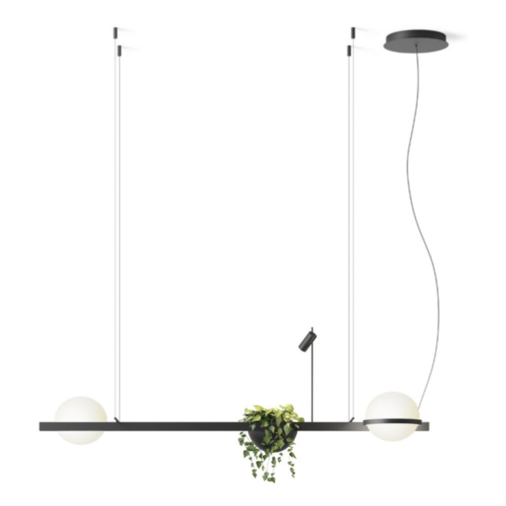 Palm - Висечки лустер LED + 1xGU10