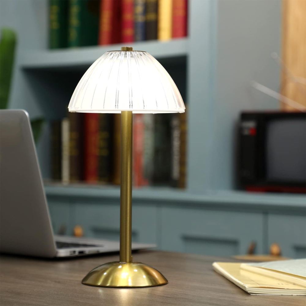OSALDI - златна столна ламба USB 3W 3color