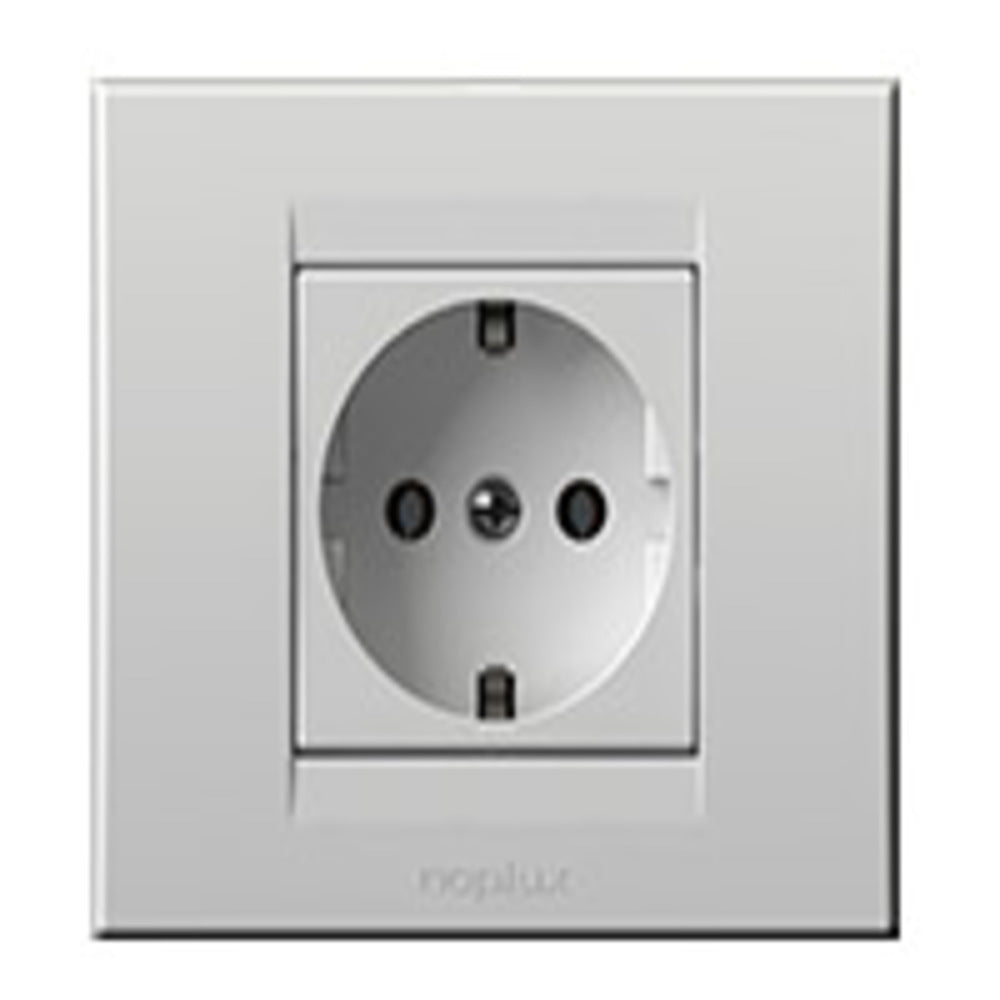 Шуко Приклучок 2P+E 16AX 250V - бел